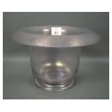 U.S. Glass Crystal # 179 Rolled Edge Vase