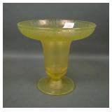 U.S. Glass Topaz # 179 Ftd Vase