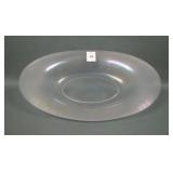 U.S, Glass Crystal Oval Bread Tray