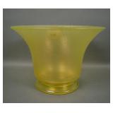 U.S. Glass Topaz # 179 Flared Sweet Pea Vase