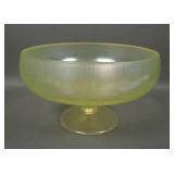 Fenton Topaz # 712 Ftd Cupped Compote