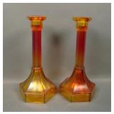 Imperial Red/ Chesterfiled Candlesticks
