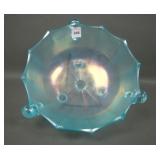 Fenton Aquamarine # 349 Art Deco Ball Bowl