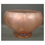 Fenton Velva Rose # 857 Lg Cupped Rose Bowl
