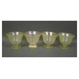 Four Fenton Topz # 923 Individual Nut Cups