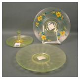 Lot of Three Fenton Topaz Stretch Items