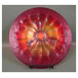 Imperial Red # 5141 Floral & Optic Ftd Plate