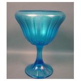 N'Wood Blue # 637 Cupped Compote
