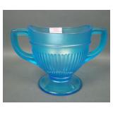 Diamond Blue Adams Rib Handled Open Sugar
