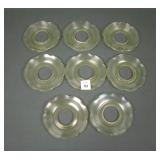 8  Fenton Topaz Candle Wax  Bobeche