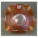 Imperial Iron Cross Pearl Ruby 4 Sided Square Bowl