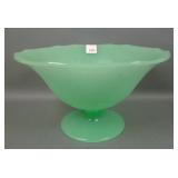 U.S. Glass Jade Green Ftd Compote