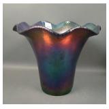 Imperial Jewels Pearl Amethyst Large Ruffled Vase