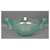 Diamond Green Candlestick Bowl
