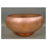 Fenton Velva Rose # 600 Lg Cupped Bowl