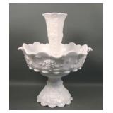 Westmoreland MG/ Paneled Grape 3 Pc Epergne