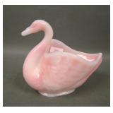 Fenton Rosalene Swan Master Salt Novelty