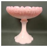 Fenton Rosalene Daisy Floral Compote