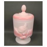 Fenton Rosalene Chessie Cat Covered Candy