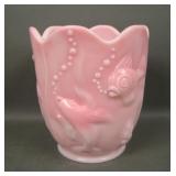 Fenton Rosalene Atlantis Vase