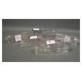 Five Piece Antique Glass Candy Container Lot