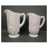 Two Westmoreland MG Paneled Grape Pitchers