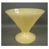 Fenton Chinese Yellow Interior  #736 Ib Candy Jar