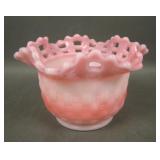 Fenton Rosalene Two Row Open Edge Basket