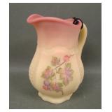 Fenton Burmese Decorated Creamer