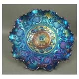 Dugan Electric Purple Fanciful Ruffled Bowl