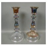 Two Imperial Smoke Premium Candlesticks