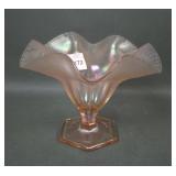 Fenton Velva Rose # 574 Paneled Flared Vase