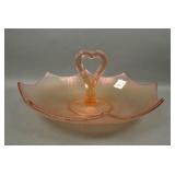 Imperial Pink # 725 Center Handled Fruit Tray