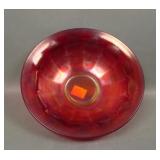 Imperial Red Interior Wide Panel Flared Bowl
