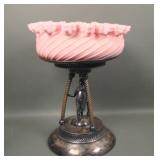 Victorian Centerpiece Brides Bowl in Ornate Frame