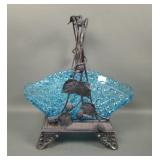 Victorian Daisy & Button Ornate Brides Basket