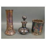 Three Piece Westmoreland Iridised Items