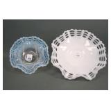 Two Fenton Open Edge Basket Lot