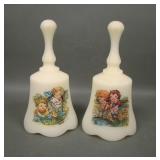 Two Fenton 1984 Campbell Soup Kids Bells