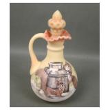 1991 Fenton Burmese Decorated Cruet