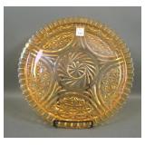 Anchor Hocking Marigold Star & Bars Sandwich Tray