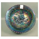 Imperial Elec Purple Luster Rose Ftd Bowl