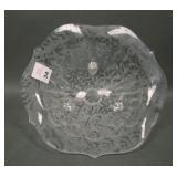 Fenton Crystal Frosted San Toy Three Ftd Bowl