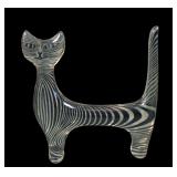 Abraham Palatnik MCM Lucite Standing Cat Figure