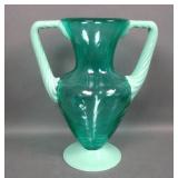 Morgantown Meadow Green/ Jade Deco Electra Vase