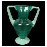 Morgantown Meadow Green/ Jade Deco Electra Vase