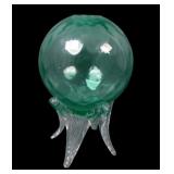 Morgantown Green # 64 Neopolitan 6" Witch Ball