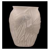 Consolidated White Wash Screech Owl Vase