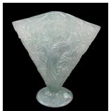 Conslolidated Green Wash Bird of Paradise Fan Vase