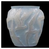 Consolidated Lt. Blue Frosted Seagulls Pillow Vase